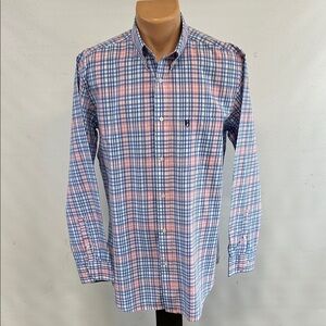 Heybo Outdoors long sleeve button down collar shirt.  L